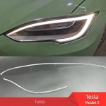   Set fibra reparatie lumini de zi DRL far stanga pentru Tesla Model S 2017-2023 - LG-Model S Left