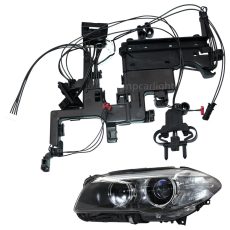 Cablaj far stanga pentru BMW Seria 5 F10/F11 cu Facelift fara AFS (2014-2017) - 63117343907 / 63117343911 - F1003-STANGA