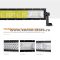 LED Bar Auto 324W, leduri pe 3 randuri, 12V-24V, 22680 Lumeni, 21,5"/54,6 cm, Combo Beam 12/60 Grade