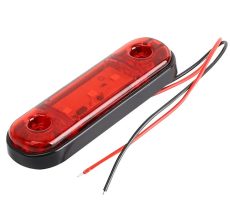 Lampa gabarit auto cu LED 12V-24V Rosie - 104-Red