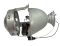 Lupe Bixenon 3" compatibile cu lupele originale Hella EvoX-R E55 H7 pentru becuri H7 cu xenon, LED sau halogen E55-H7