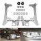 Set 2 rame adaptoare pentru lupe G5 pentru Skoda Superb 2 2009-2013 - HPB-002