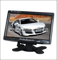 Display auto LCD 7" 12V - 24V D707 cu rama montaj perete