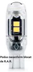 Led Auto Canbus T10 cu 5 Smd 3030 12V T10-3030-5