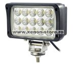   Proiector LED Auto Offroad 45W/12V-24V, 3300 Lumeni, Dreptunghiular, Flood Beam 60 Grade