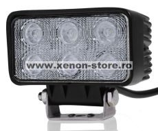 Proiector LED Auto Offroad 18W/12V-24V, 1320 Lumeni, Dreptunghiular, Flood Beam 60 Grade BTWLE-A2OE-18-FLOOD / KWE18W-FLOOD
