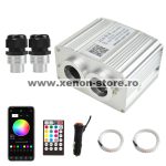   Kit Fibra Optica Plafon Instelat TWINKLE RGBW 900 Fire 4M 0.75mm cu aplicatie - AMB12