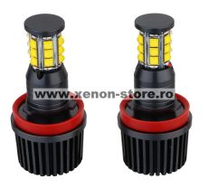 Set 2 Led Marker H8 144W Can Bus cu Leduri Cree Set 2 Led Marker H8 144W Can Bus cu Leduri Cree