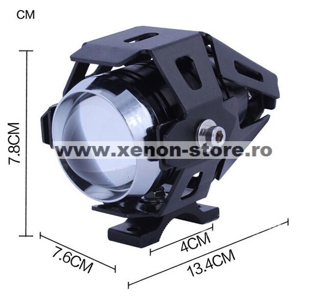 escape spur Sequel Proiector LED ATV, Moto de 2" cu 2 faze si functie Stro