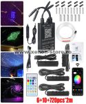   Kit Plafon Instelat + stele cazatoare 16W RGBW 720 fire la 2m combinate - 16WRGB 28#-3