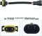 Cablu adaptor / conversie de la HB4 la H11 - CBL02 Cablu adaptor / conversie de la HB4 la H11 - CBL02
