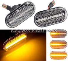 Set 2 Semnalizari Aripa Dinamice pentru Renault Clio, Espace, Master, Megane, Trafic - D0455