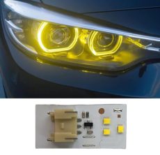 Modul Galben CSL Style Angel Eyes DRL BMW Seria 3 F30, F31, F34 - 63117398766, 63117311243, 7213114000, 721.31.140.00