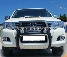 Bullbar poliuretan cu proiectoare Toyota Hilux Vigo 2011, 2012, 2013, 2014, 2015 TYA405