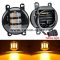 Set 2 proiectoare ceata LED Dacia, Renault, Nissan lumina alb+galben, diamentru 3" / 90mm, 30W, 12/24V, carcasa plastic, mufa H11, H8 - FG-PWY Set 2 proiectoare ceata LED Dacia, Renault, Nissan lumina alb+galben, diamentru 3" / 90mm, 30W, 12/24V, carcasa plastic, mufa H11, H8 - FG-PWY