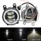 Set 2 proiectoare ceata LED Dacia, Renault, Nissan lumina alb+galben, diamentru 3" / 90mm, 30W, 12/24V, carcasa plastic, mufa H11, H8 - FG-PWY Set 2 proiectoare ceata LED Dacia, Renault, Nissan lumina alb+galben, diamentru 3" / 90mm, 30W, 12/24V, carcasa plastic, mufa H11, H8 - FG-PWY
