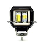   Proiector LED cu Angel Eyes Offroad Auto, Moto, ATV 20W 1800LM DC 10-60 - KWD20W