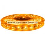   Banda led galbena 60 leduri 3528/m, 12V, rezistenta la apa, la rola de 5 metri BL60SMD-12V-GALBEN