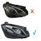 Fibra reparatie DRL far dreapta pentru Mercedes-Benz Clasa E W213 2016-2020 cu ILS (Multibeam) - LG-W213-1620 H - Right