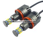 Set 2 Led Marker H8 80W Can Bus cu Leduri Cree