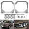 Set 2 rame adaptoare pentru inlocuirea lupelor la VW Touran 2013-2015 - HPB-004