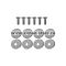 Set 2 rame adaptoare pentru inlocuirea lupelor la VW Touran 2013-2015 - HPB-004