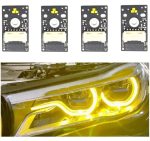   Set module Galbene CSL Style Angel Eyes DRL BMW Seria 7 G11, G12 2014-2019 - 63117440360, 63117408731, 7440360, 7408731