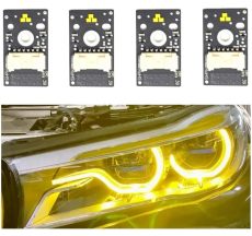Set module Galbene CSL Style Angel Eyes DRL BMW Seria 7 G11, G12 2014-2019 - 63117440360, 63117408731, 7440360, 7408731