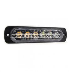Lampa LED Stroboscopica cu 6 Leduri, Lumina Alba, 12V-24V WL-52026T-6LED-ALB Lampa LED Stroboscopica cu 6 Leduri, Lumina Alba, 12V-24V WL-52026T-6LED-ALB