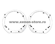 Set 2 rame adaptoare pentru inlocuirea lupelor la Ford Mondeo MK4 - HPB-009