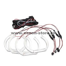 Kit Angel Eyes SMD DTM pentru BMW Seria 3 E92, E93 - DTM2*105+2*120MM