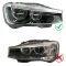 Set fibra reparatie lumini de zi DRL far stanga pentru BMW X3 F25, X4 F26 LED Adaptiv 2014-2018 - LG-F25F26-LEDAFS Left