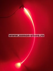Lumini ambientale Rosii cu o sursa LED si 1m Fibra optica - FK-S1M1L-RED