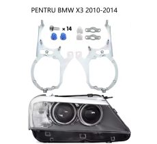 Set 2 rame adaptoare la lupe Hella G5 pentru BMW X3 F25 2010-2014 - HPB-037