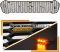 Grila radiator negru mat cu contur alb si LED portocaliu Ford Ranger T7 2016-2019 - FGT71619 White Grila radiator negru mat cu contur alb si LED portocaliu Ford Ranger T7 2016-2019 - FGT71619 White