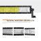 LED Bar Auto 594W, leduri pe 3 randuri, 12V-24V, 41580 Lumeni, 42"/107 cm, Combo Beam 12/60 Grade