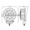 Proiector LED Auto Offroad 42W/12V-24V, 3080 Lumeni, Rotund, Spot Beam 30 Grade BTWL-A4RE-42-SPOT