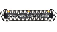 Grila radiator negru mat cu LED portocaliu Ford Ranger T7 2016-2019 - FGT71619 Black