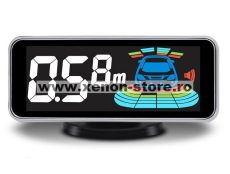 Senzori parcare fata spate cu temporizare cu 8 senzori si display LCD S3068-8