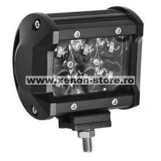 LED Bar Auto Offroad 4D 18W/12V-24V, 1530 Lumeni, 4"/10 cm, Spot Beam 12 Grade