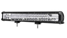 LED Bar Auto 324W, leduri pe 3 randuri, 12V-24V, 22680 Lumeni, 23,5"/59,7 cm, Combo Beam 12/60 Grade