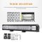 LED Bar Auto 324W, leduri pe 3 randuri, 12V-24V, 22680 Lumeni, 23,5"/59,7 cm, Combo Beam 12/60 Grade