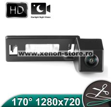 Camera marsarier HD, unghi 170 grade cu StarLight Night Vision pentru Audi A1, A4, A5, A6, A7, Q5 - FA727