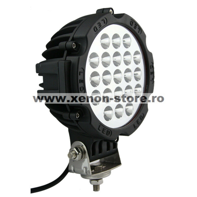 Mutual Hold Colonel Proiector LED Auto Offroad 63W/12V-24V, 4410 LM, Negru, Spot