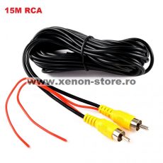 Cablu video de 15 metri Tata-Tata pentru camere marsarier RCA-TT-15M Cablu video de 15 metri Tata-Tata pentru camere marsarier RCA-TT-15M