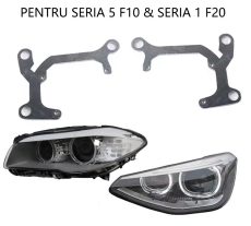 Set 2 rame adaptoare la lupe Hella G5 pentru BMW Seria 1 F20, Seria 5 F10 - HPB-033