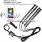 Kit 4 Lumini Ambientale RGB cu Aplicatie Telefon Bluetooth, 12V, 12 LED, 22 cm LAL-12