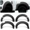 Aparatori aripa overfender Ford Ranger T9 XL, XLT, XLS Double Cab 4 portiere 2022-2026 - pentru varianta fara senzori de parcare - FRT922-XLT Aparatori aripa overfender Ford Ranger T9 XL, XLT, XLS Double Cab 4 portiere 2022-2026 - pentru varianta fara senzori de parcare - FRT922-XLT