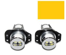 Led marker cu lumina galbena, putere 6W, pentru  BMW E90/91 Facelift LCI 09.2008 - 2011 fara xenon din fabrica  - E90-6W-AMBER-LCI