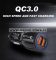 Incarcator auto 12-24V Fast Charge cu port USB si QC3.0 - BK348